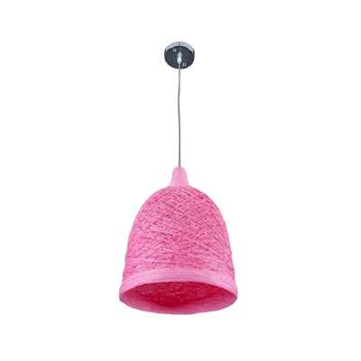 Подвесной светильник 136-55, розовый 