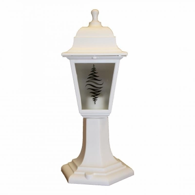 Садово-парковый светильник Оскар НТУ 04-60-001, белый матовое стекло